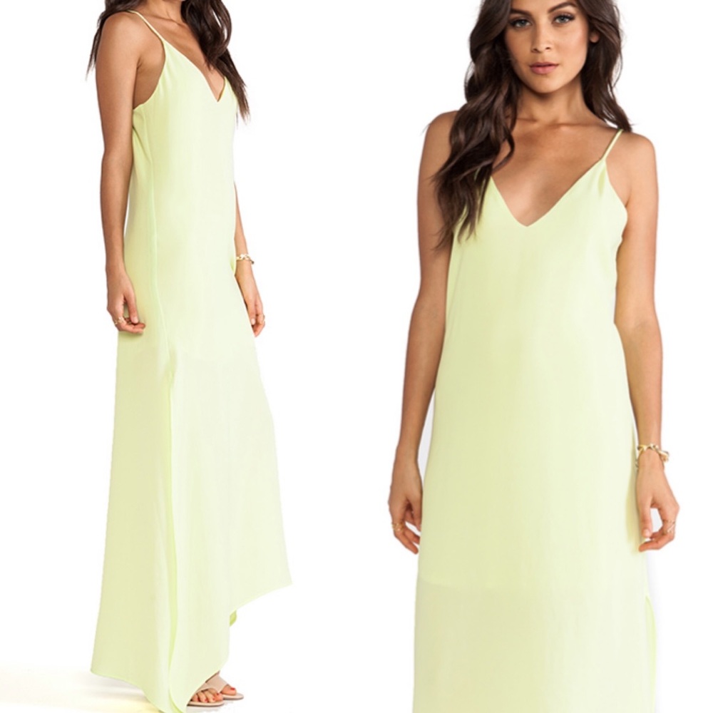 Rory Beca Light Yellow Maxi Dress